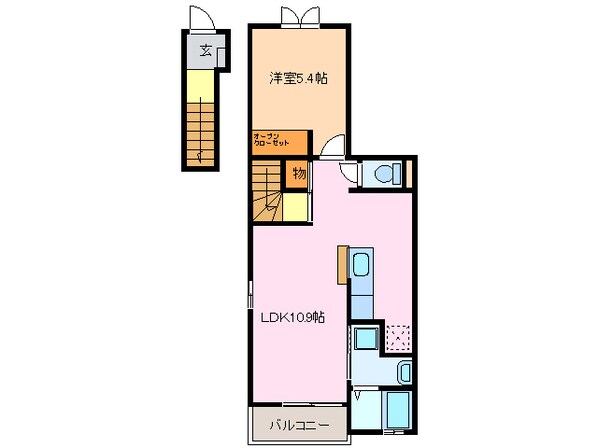 フローラ（青山）の物件間取画像